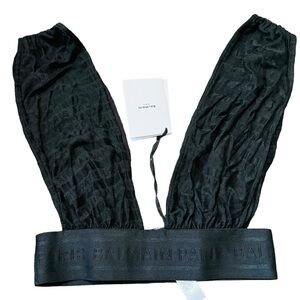 BALMAIN***Black Cover-Up Cropped Top***Small $485 NWT